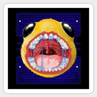 Grotesque Pacman Sticker